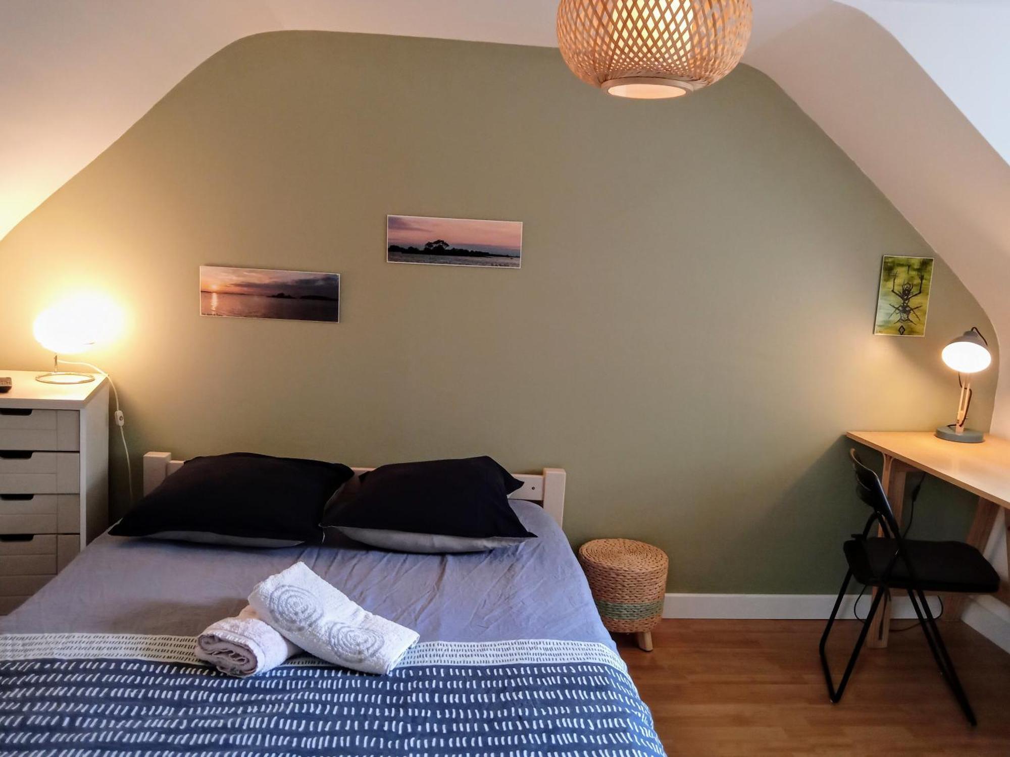 L Ideal 10 Mn Vannes Linge De Lit, Serviettes Inclus Wifi Parking Gratuit Noyalo Kültér fotó